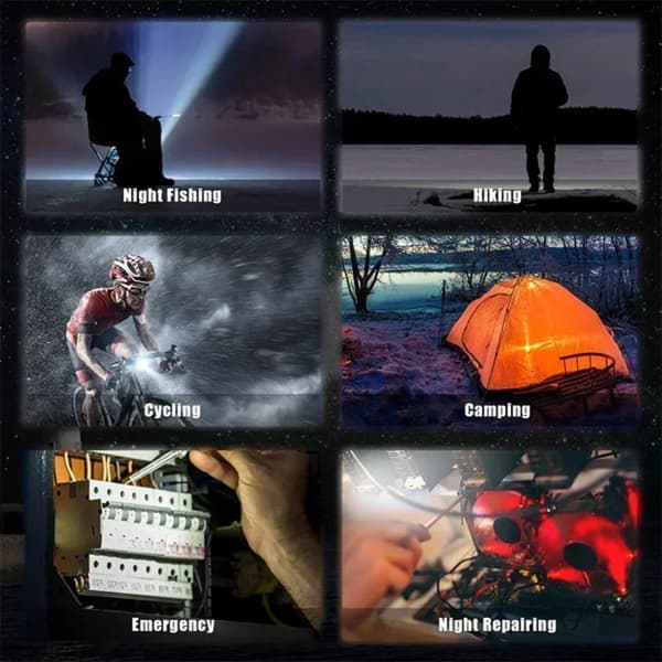 Nøgleringslys Mini Multifunktionel Camping Lommelygte