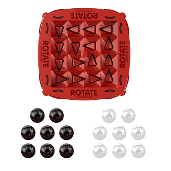 Logiskt Schackspelsbana Pedagogisk Leksak Schackspelsbana 2 Spelare Snabbt Strategispel Förälder Barn Interaktiv Leksak (C)
