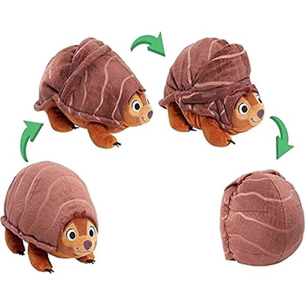 7 Tommer Raya Og Den Sidste Drages Fold'n Roll Tuk Tuk Blød Legetøj, Fyldt Dyr Armadillo