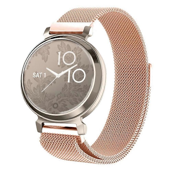 14mm Milan Rostfritt Stål Klockarmband För Garmin Lily 2 I6(FCC)