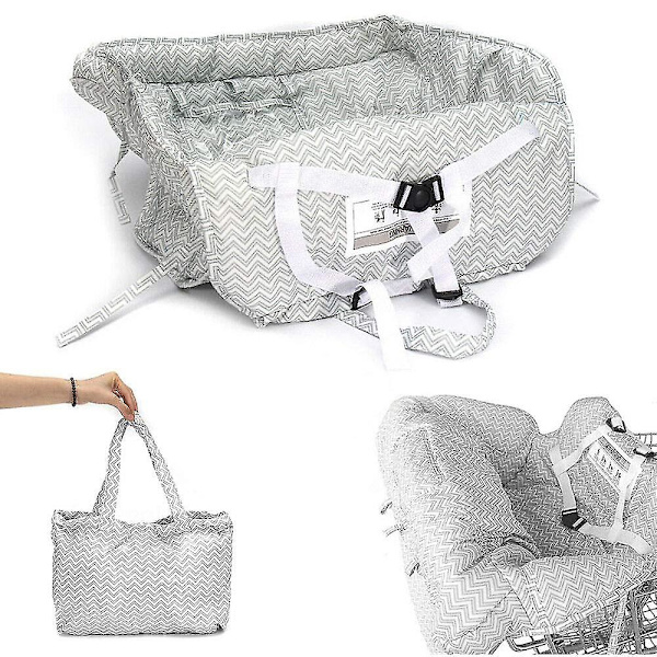 Babyvagnsöverdrag Universal Spädbarns Högstol Och Vagnskudde Bälte Bärväska, Tvättad Mjuk Förvaringsväska För Barnvagn