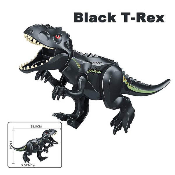 Dinosaur Building Block Toys,tyrannosaurus Dinosaur Modular Construction Toy Jurassic Toy T-rex Raptor Figure Gift  For Kids Age 3-12 Years