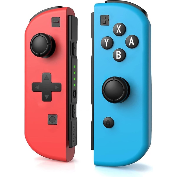 Ersättningsglädje Nackdelar för Nintendo Switch, Uppgraderad version Support Switch Sports, L/r trådlösa kontroller som är kompatibla med Nintendo Switch, Wake Charger only