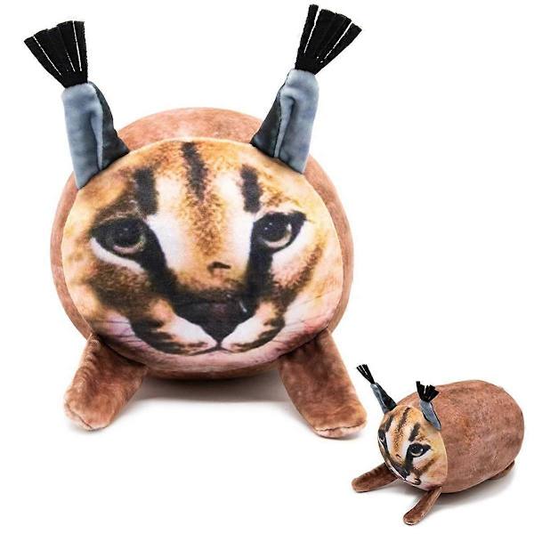 Floppa Plys 8 tommer Caracal Pude Kat Udstoppet Dyr Plys Legetøj floppa