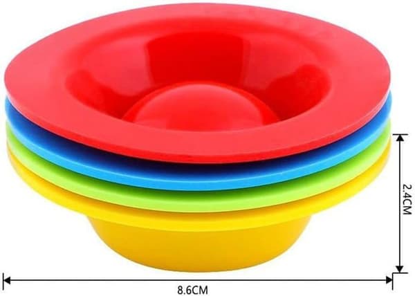 Set med 4 äggkoppar, äggkopp, äggkopp för löskokta ägg, kokosnötsäggkopp för löskokta ägg [YJD]