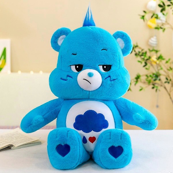 SSRGV Care Bear, Plysch Baby Nallebjörn Fylld Djurleksak för Barn, Mjuka Nallar Lämpliga för Flickor och Pojkar i Åldern 3 År (Blå)