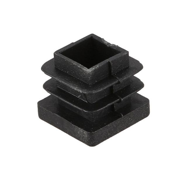 12 st 15mm x 15mm Plastkvadratiska Kappor Rörinsatser Ändtäppning