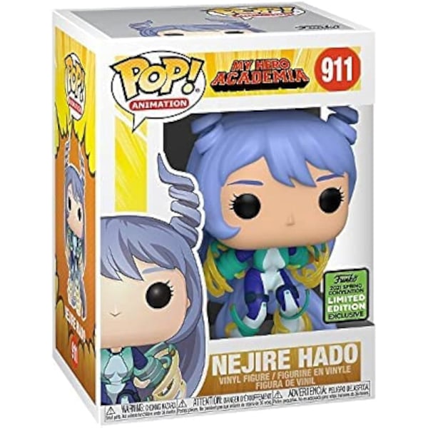 POP! Animation: My Hero Academia #911 Nejire Hado 2021 Forårs Konvention Delte Eksklusiv 1 Samlefigur