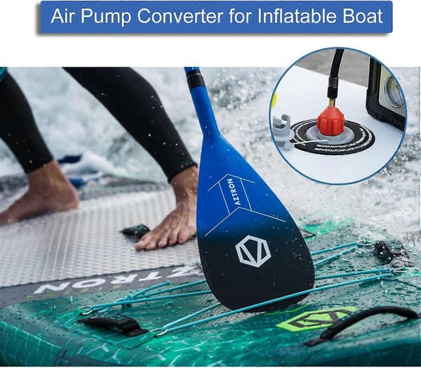 Paddleboard adaptere 2 stk. luftventilkonverter til kanoer og kajakker