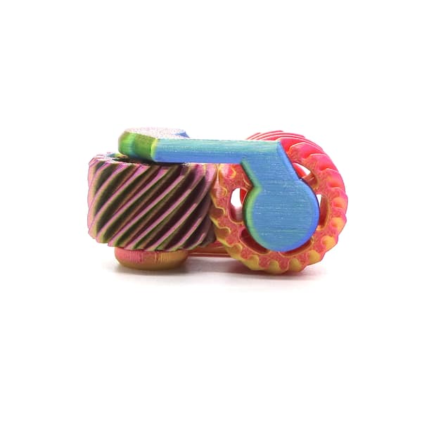 3D-printet Fidget Gear Mini Spinner – Stressreduserende Leke D