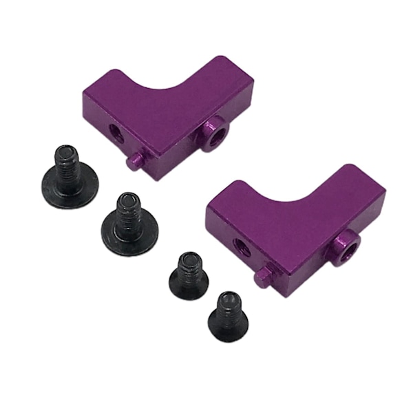 2x Servo Sete 1/12 Rc Bildeler Deler for Wltoys 124018 124019 Lilla (C)