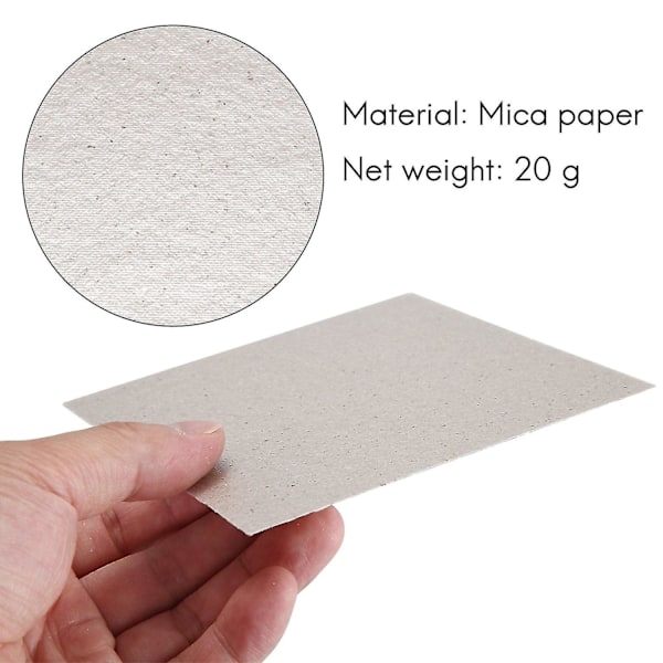 2 st Ersättnings-Mica-plattor 12 x 12 cm för Mikrovågsugn-AM
