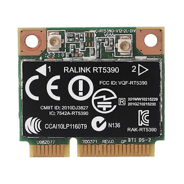 RT5390 Halv Mini PCIe Wlan Trådlöst Kort SPS 670691-001 för RaLink HP436 CQ45 G4 4340S 4445s SPS 691415-001