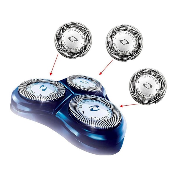 HQ56 (6-pack) Rakapparat Rakblad Ersättningshuvuden Skärblad För Philips Norelco NO.5775 (C)
