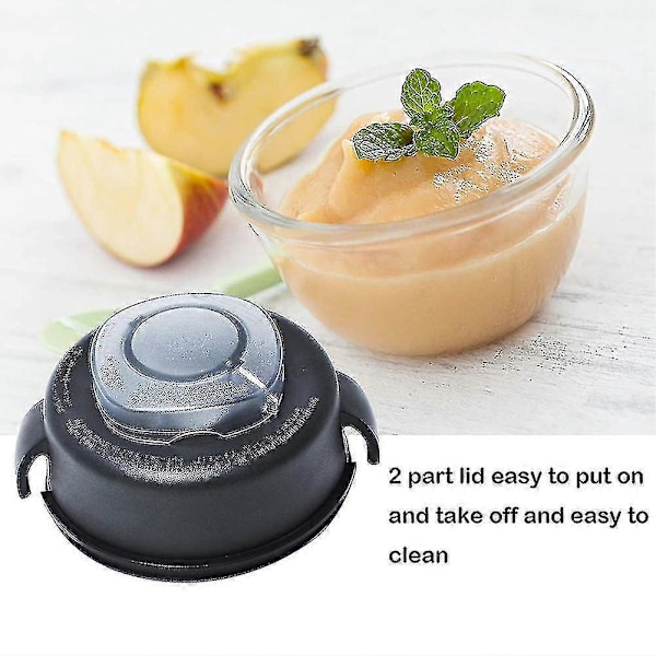 2-delt lokk og plugg som passer til Vitamix 64-ounce (høy profil) beholder Blender reservedeler for