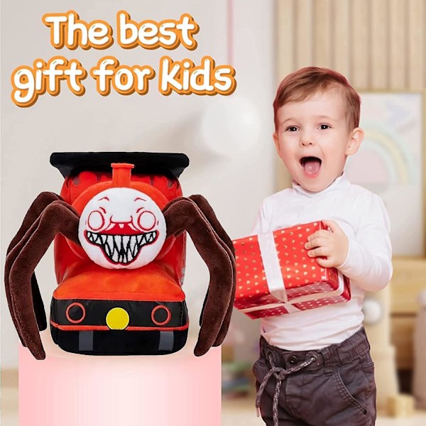 Choo Choo Charles Plys Cho Cho Charles Spider Train Plysdukke Choo Choo Train Plyslegetøj Spider Fyldt Dyr til Fans Børnefødselsdagsgave (Farve-A)