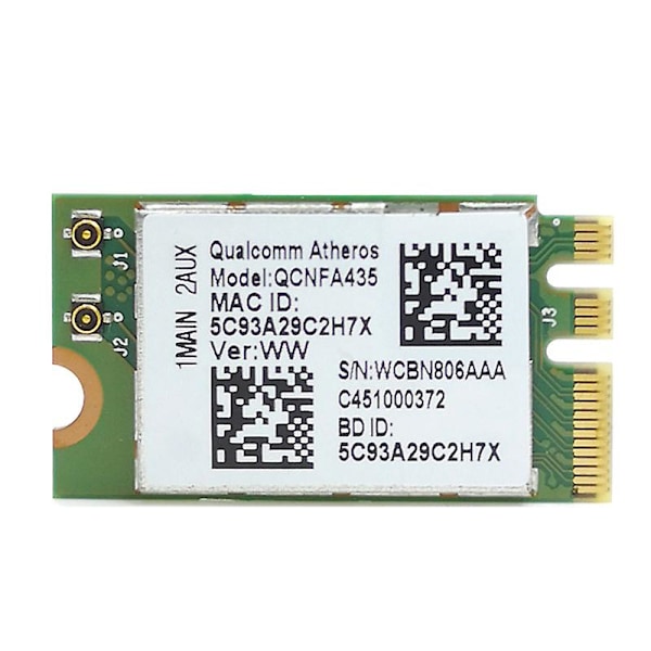 Trådlöst adapterkort för Qualcomm Atheros QCA9377 QCNFA435 802.11AC 2.4G/5G NGFF WIFI-kort Bluetooth 4.1