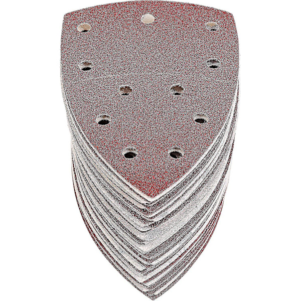 60 Triangulära Slippapper, Slippapper för Mus Delta, 105 X 152 Mm, Korn P40/60/80/120/180/240