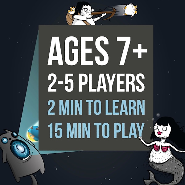 Exploding Kittens Imploding Kittens Udvidelsespakke af Exploding Kittens - Kortspil til Voksne, Teenagere og Børn - Sjove Familiespil, Engelsk Version