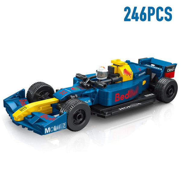 Speed ​​Champions F1 Racerbilsmodell Byggklossar Formel 1 Supercar Speed ​​Sportfordon Klossar Set Kidstoys Födelsedagspresenter 216pcs no box