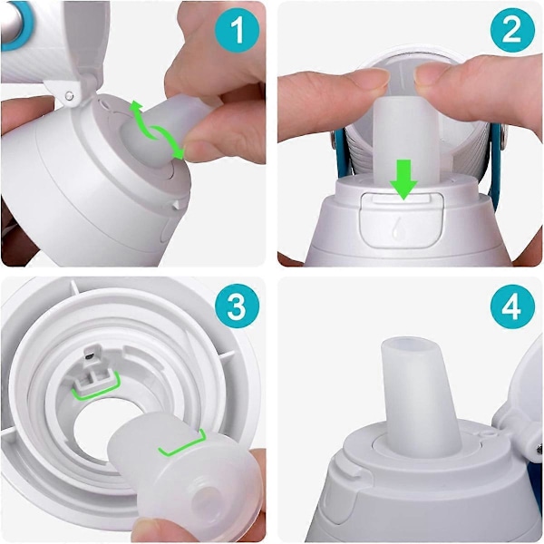 6 kpl Vesipullon Suukappaleen Vaihto Brita-vesipulloon (C)
