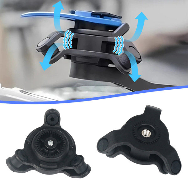Motorcykel Anti-Vibrationsdæmper Monteringssupport til Quad-Lock Telefonholder