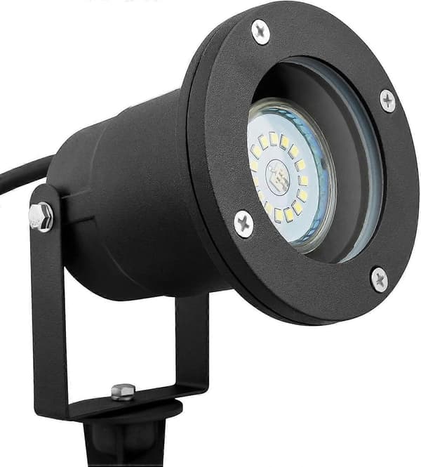 LED Hagelampe med Stake og Justerbart Spotlys