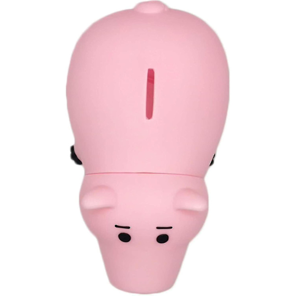 Hamm Spargris Cute Rosa Gris Plast Sparbössa Myntburk Med Färgförpackning Spargris Fantastisk Present Leksak För Barn Flickor Pojkar