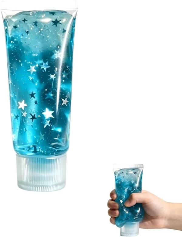 Squishy Stressaflastningslegetøj til voksne, blød Fidget Sansebold Blue
