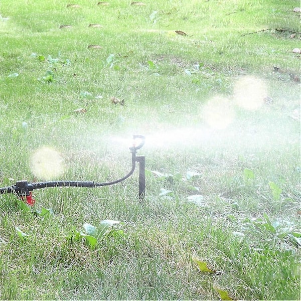 Vattenspridare, 20 st, G Typ 180 Graders Roterande Mikro Sprinkler, för Trädgård Växthus Gräsmatta Bevattning med 4/7 Bevattningsslang 20CM (C)