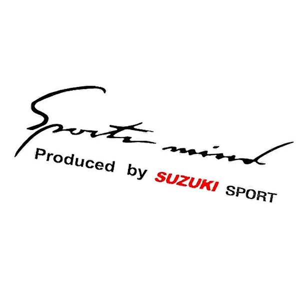 Sport Mind Letters Dekaler för Suzuki Huv, Huv, Strålkastare, Dekoration Black