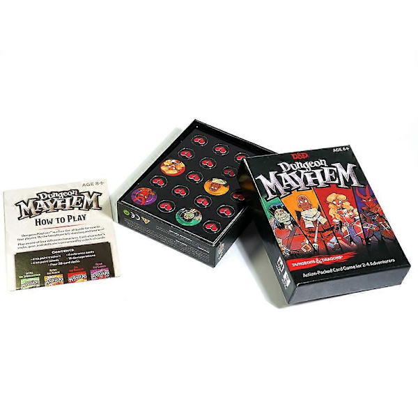 Dungeon Mayhem Dungeons & Dragons Kortspel 2-4 Spelare 120 Kort Brädspel Partyspel för Vänner och Familj base game