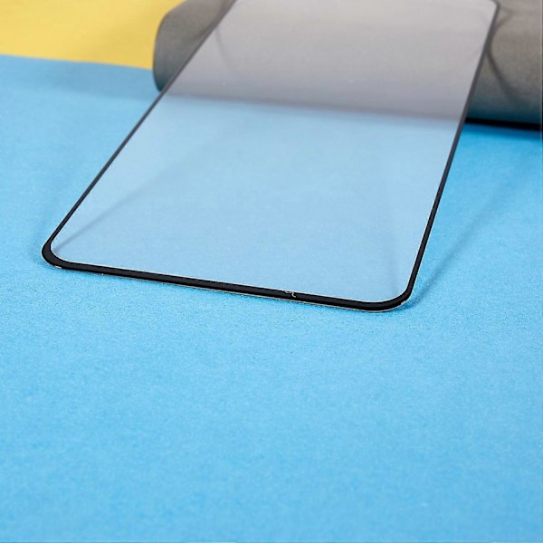 För Xiaomi Poco M6 4G Full Screen Protector Härdat Glas Full Lim Silkestryck Skärmskydd (C)