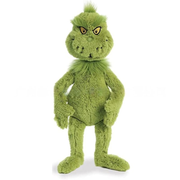 Vorallme Nya Jul Gröna Monster Grinch Plyschleksaker Jul Dekorationer Stoppade Djur Plysch För Barn Julklappar02[HK]