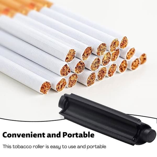10 stk.*110 mm Joint Rolling Machine Enhed Cigaret Rolling Machine Bærbar Manuel Cigaret Rolling Machine Sort MACHINE A[YJD]