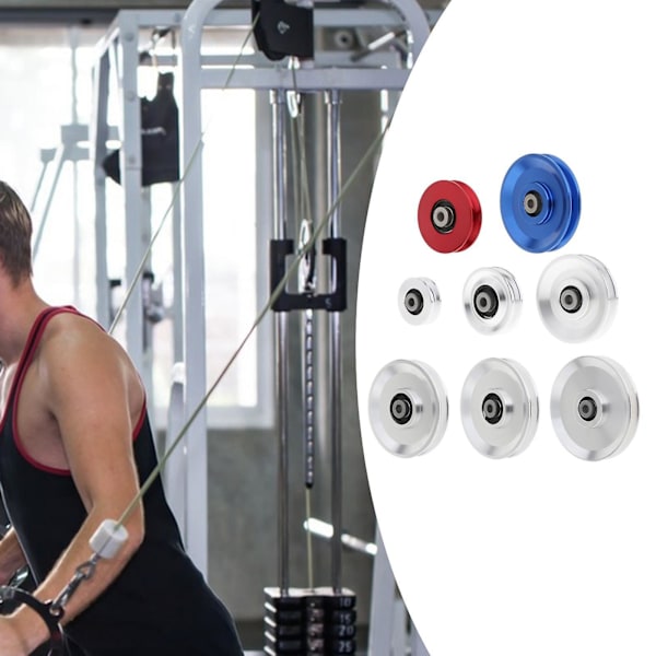 Lager Rullhjul Gym Tillbehör Universal För Kabelmaskin Gym Utrustning