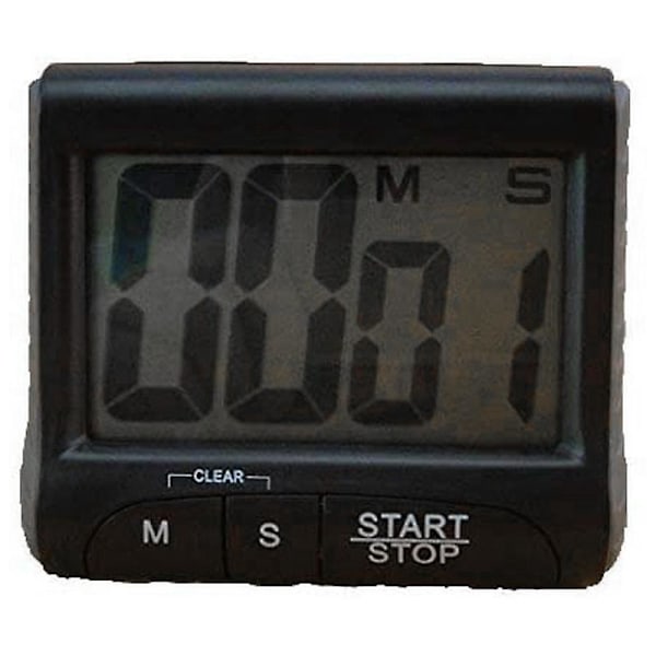 Digital Kökstimer Nedräkning Extra Stor Display Stark Magnetisk Hållare Och Infällbar Hållare