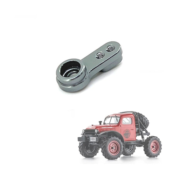 Metall Servoarm Servo Horn för FMS FCX24 1/24 RC Crawler Bil Uppgraderingsdelar Reservdelar, titan