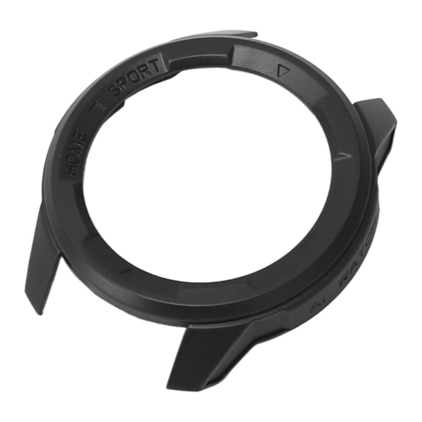 Urtavskydd i plast, stötsäkert, hårt, skyddande skal, ramtillbehör, passar för X1 Smartwatch, svart[C]