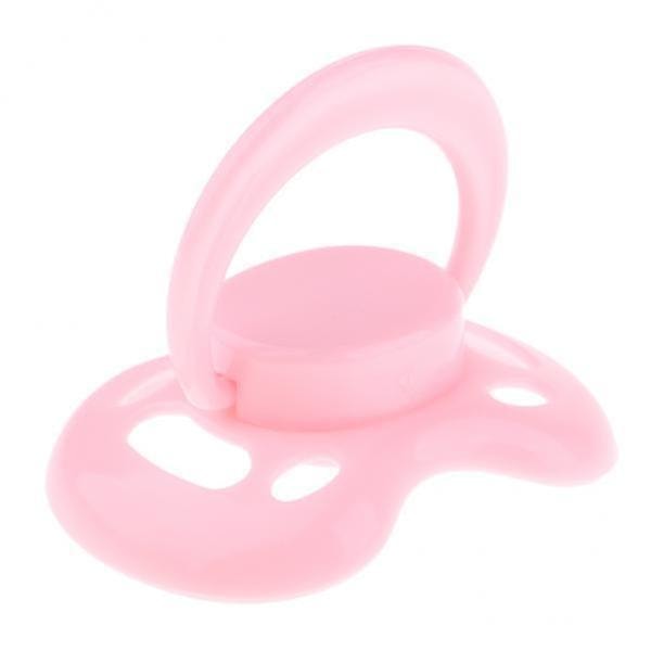 4x Söt Magnetisk Napp för Återfödd Nyfödd Babydocka Tillbehör Rosa (C)