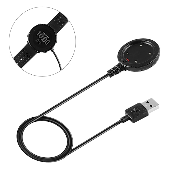Smartklokke Lade Kabel med Data Funksjon Universal for Polar Grit X/Ignite/Vantage M/Vantage V