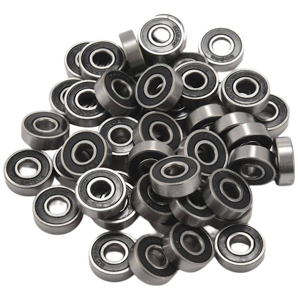 50 stk./sæt 608 Kuglelejer ABEC-5 8X22X7 mm Dybfurede Kulstofstål Forseglede