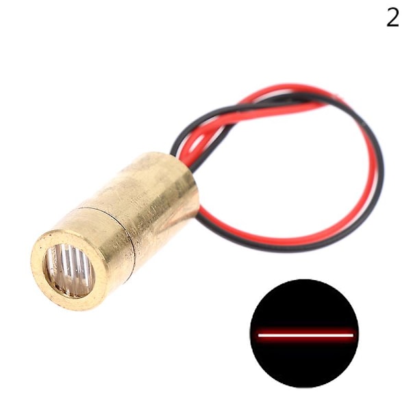 Kupari Laserpää 650nm 9mm 3V 50mW Laser Risti Diodi Moduuli Punainen Laser HFMQV A2(Line)