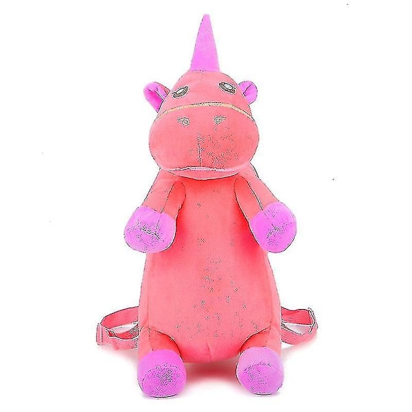 Ryggsekker Unicorngreen Enhjørning Vannmelon Rød 3d Tredimensjonal Søt Dyr Barn Skulderveske (C)