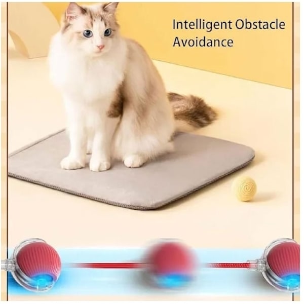Interaktiv 360° Rullande Leksak för Hund & Katt - Träning & Lek