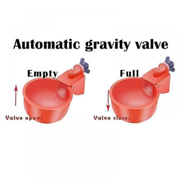 16-pack Automatiska Vattenautomater för Höns Fjäderfä Vattenautomater Höns Vattenautomater (C)