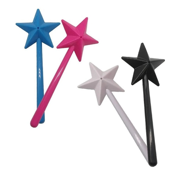 4 stk Salt- og Pepper Shaker Magic Wands Duo Salt / Pepper[C] As Shown