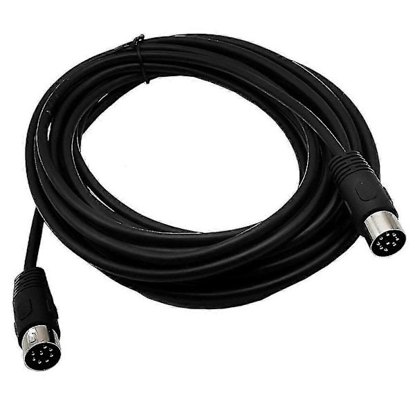 8-pin DIN Hann til Hann Høytaler Lydkabel Adapter for Overvåking, Biler, Datamaskiner, TV