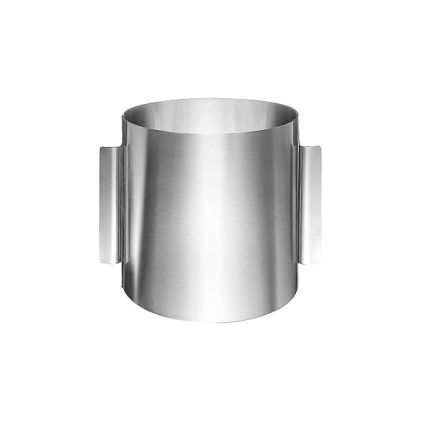 Justerbar Bakform i Rostfritt Stål - 20 cm Hög Bakform för Enkel Bakning[C] silver