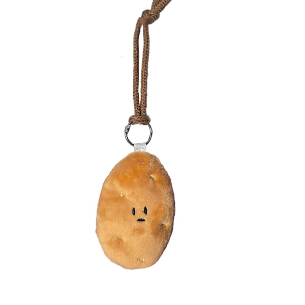 Plush Pieni Peruna Ripustuskoriste Söpö Täytetty Piirretty Kasvis Plushie Avaimenperä Reppu Laukku Ripustuskoriste Syntymäpäivälahja